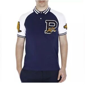 Polo Ralph Lauren Logo Patch P Wing Tiger Varsity Mesh N.Y State Champs Sz 3XB